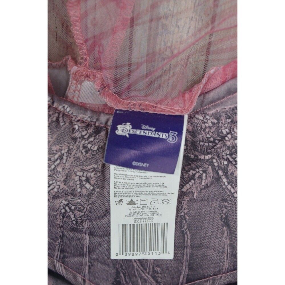 Disney Descendants 3 Audrey Deluxe Halloween Costume Size L 10/12 Girls Disguise - Picture 7 of 7